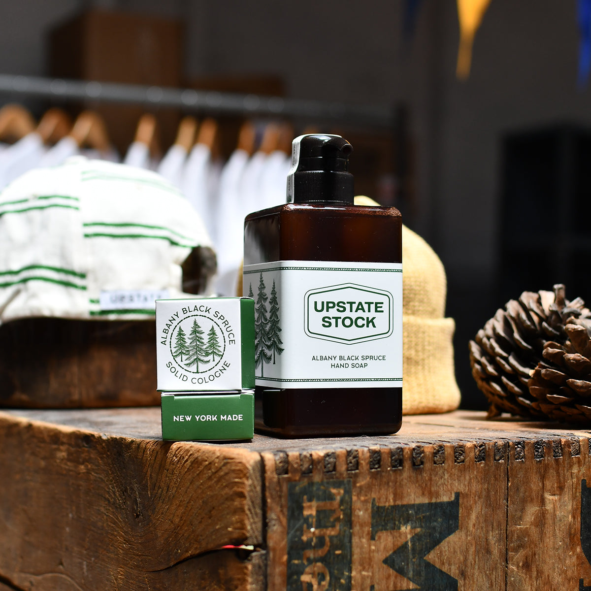 Albany Black Spruce Solid Cologne Pocket Refresher