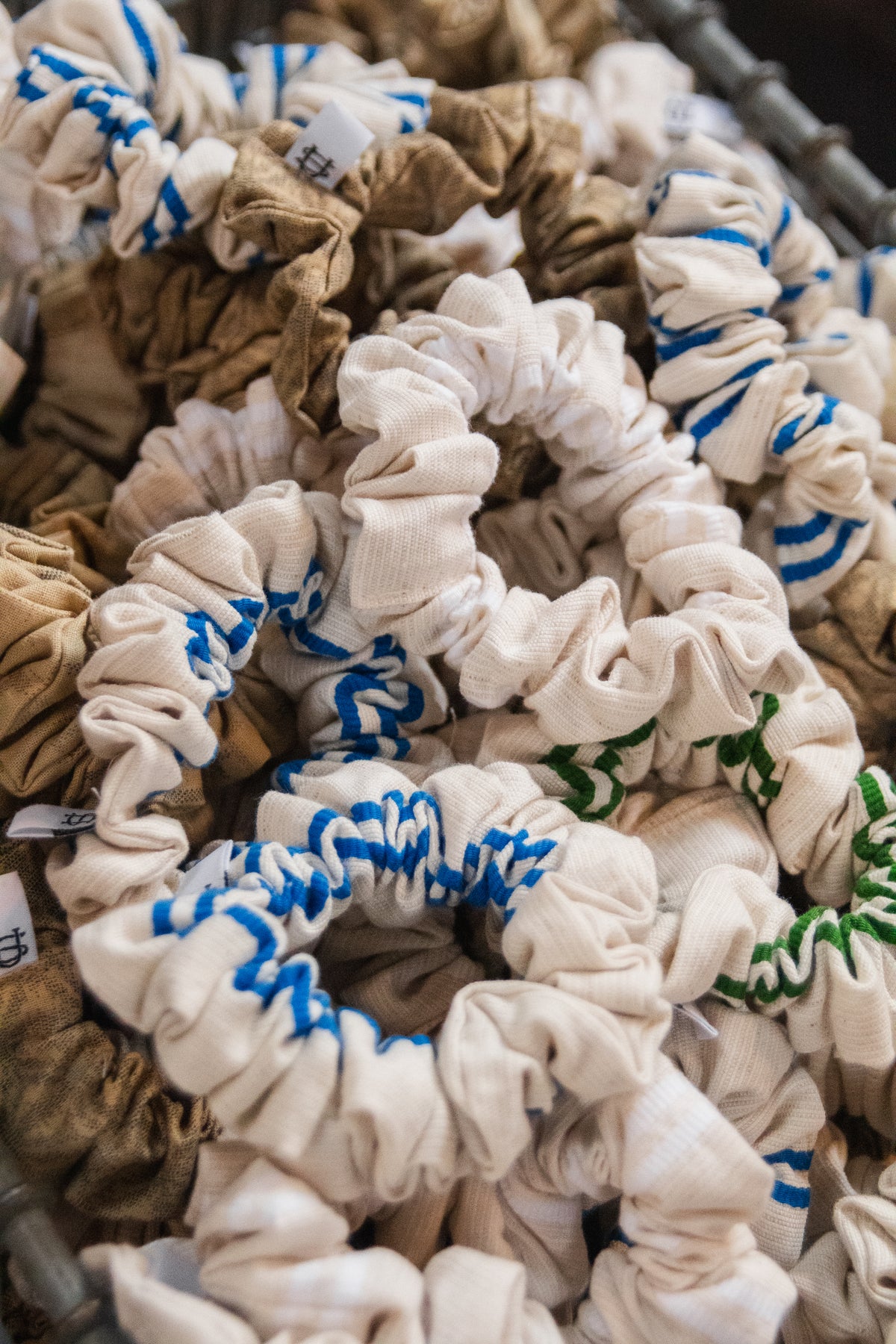 Japanese Cotton Linen Scrunchies - Made in NY