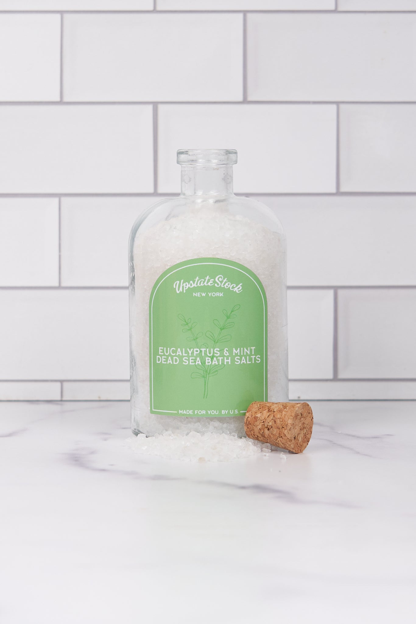 Eucalyptus & Mint Dead Sea and Epsom Bath Salts Mix - 10oz & 16oz