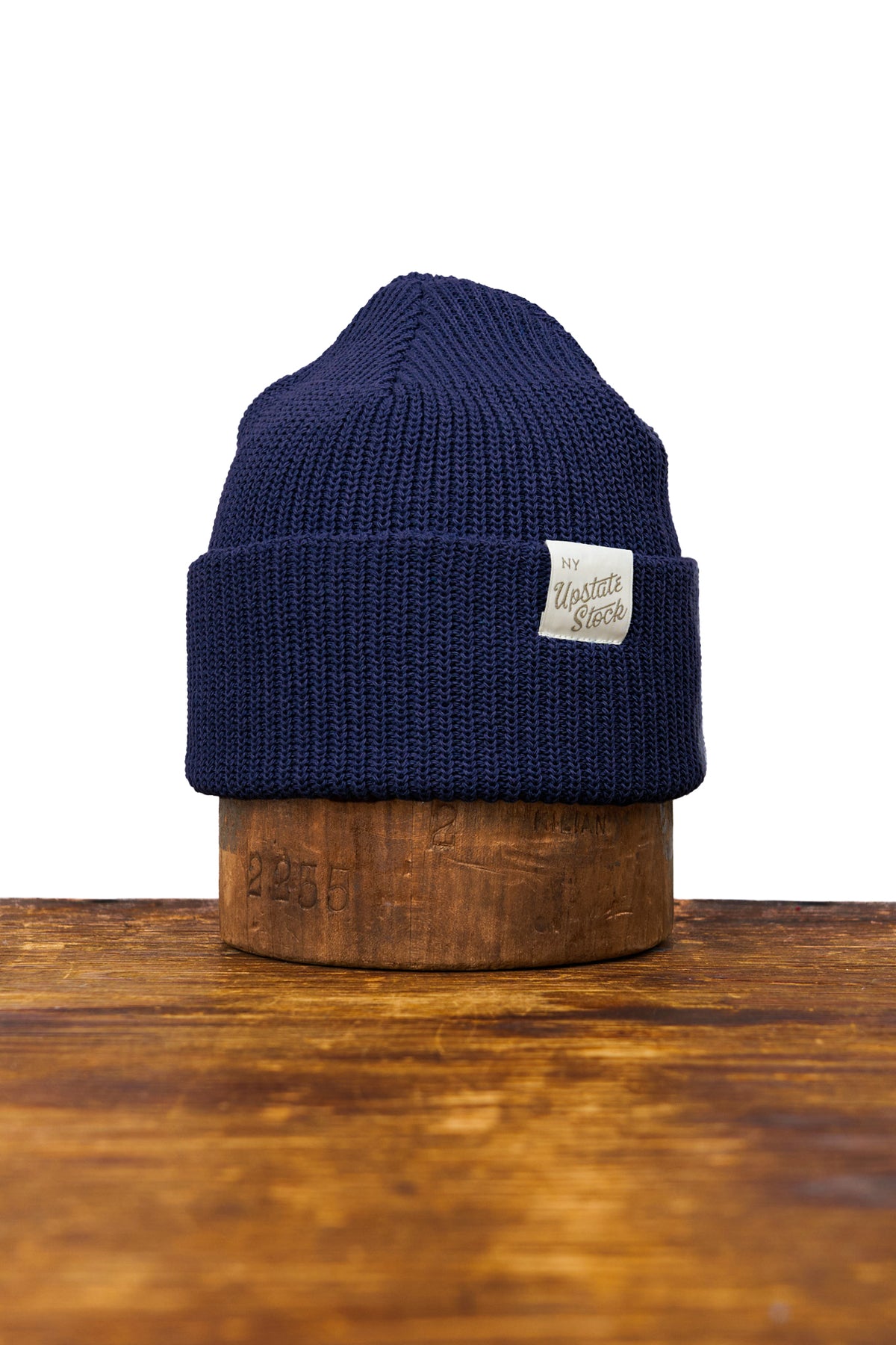 Navy Upcycled Cotton Watchcap