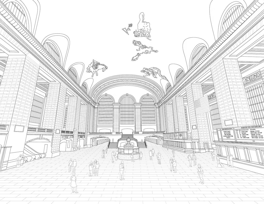 Color Our Town Coloring Books - NYC