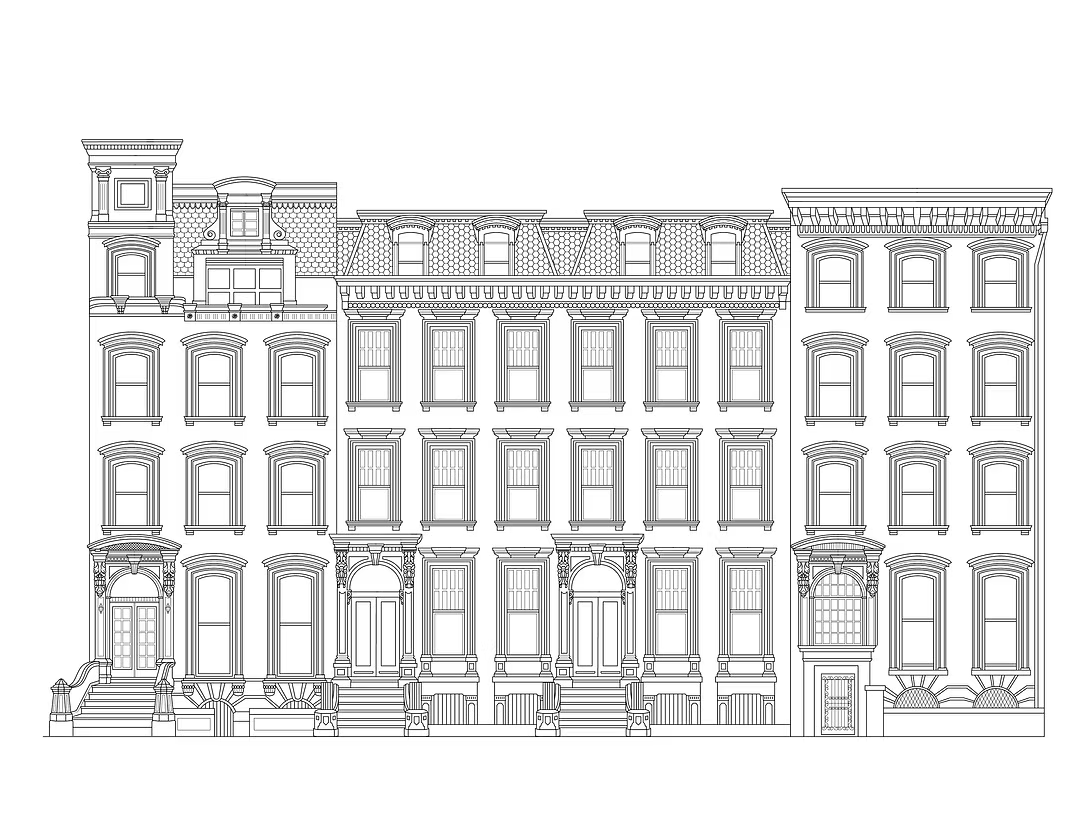 Color Our Town Coloring Books - Brooklyn