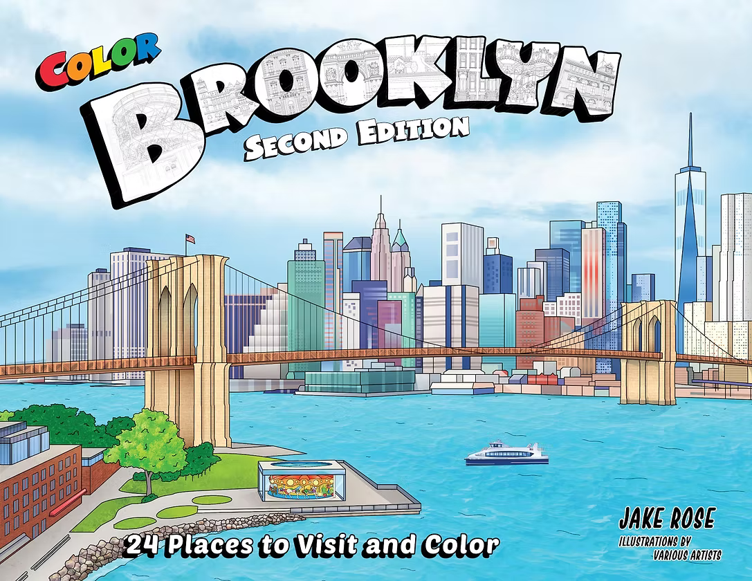 Color Our Town Coloring Books - Brooklyn