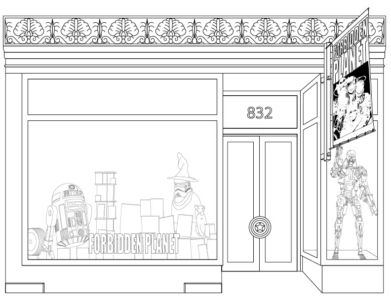 Color Our Town Coloring Books - Greenwhich Village