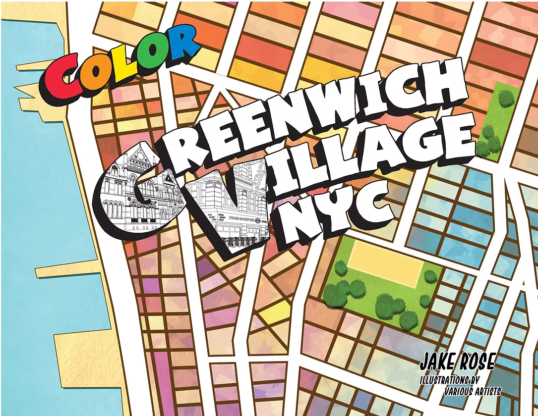 Color Our Town Coloring Books - Greenwhich Village