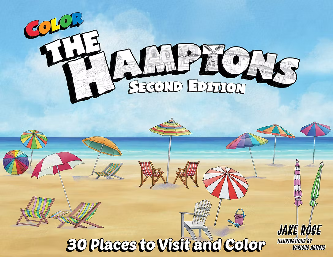 Color Our Town Coloring Books - Hamptons