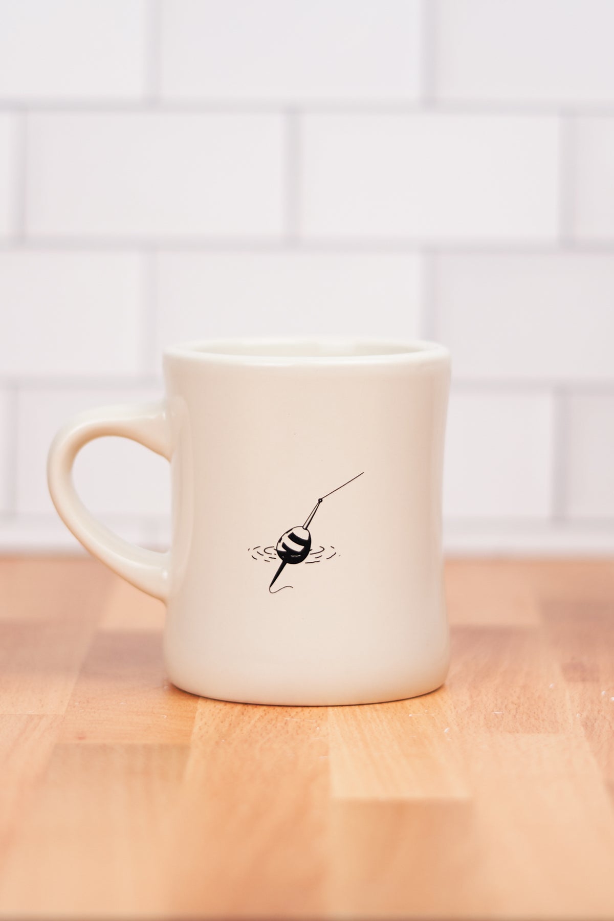 Upstate Stock x Created.co 12oz Classic Diner Mug - Gone Fishin’