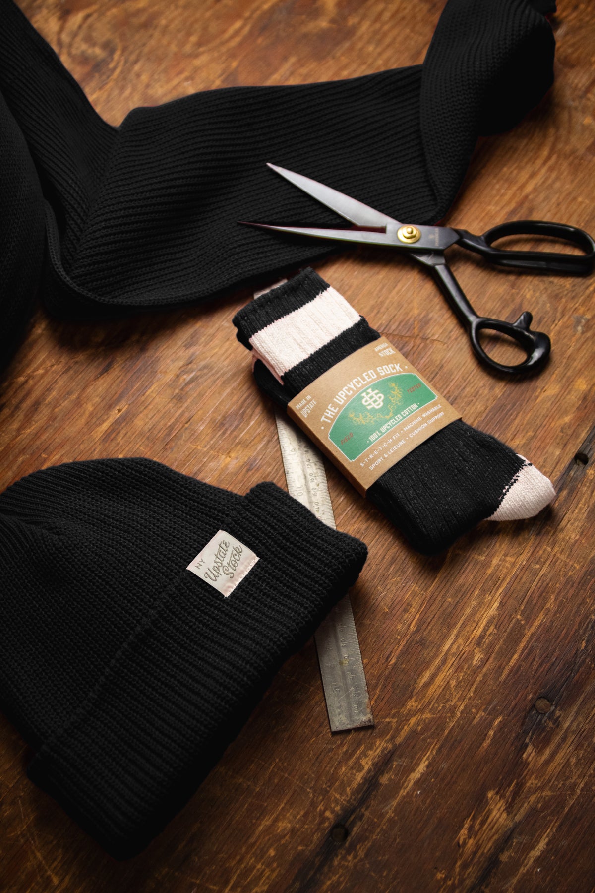 The Upcycled Sock - Black