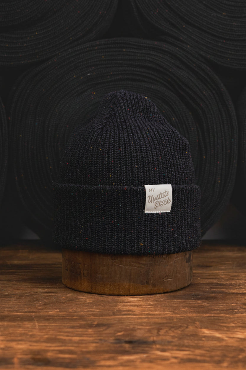 Blackout Fine Gauge Upcycled Cotton Watchcap