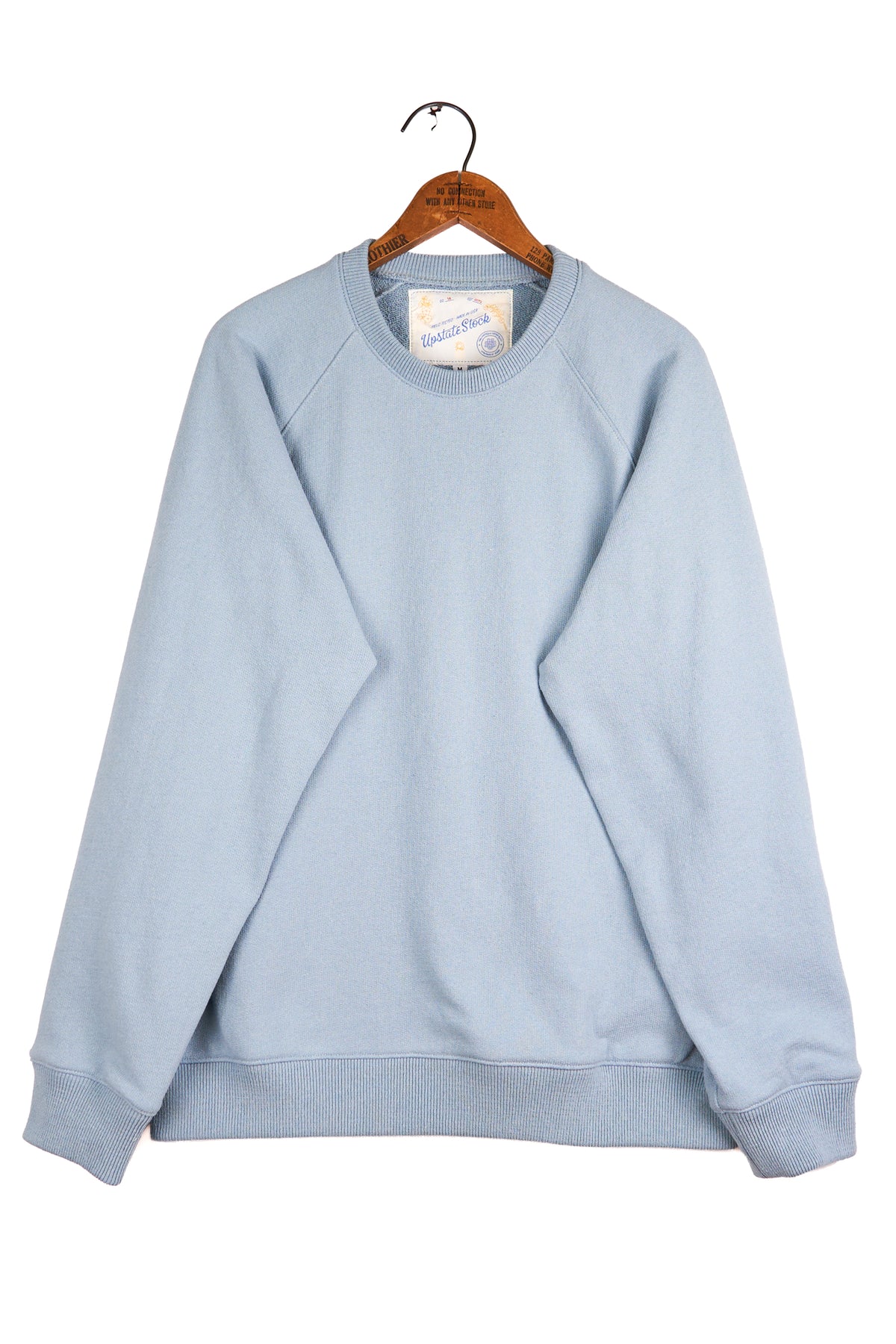 Amagansett Beach Upcycled Terry Cotton Sweater - Sky Blue Aster