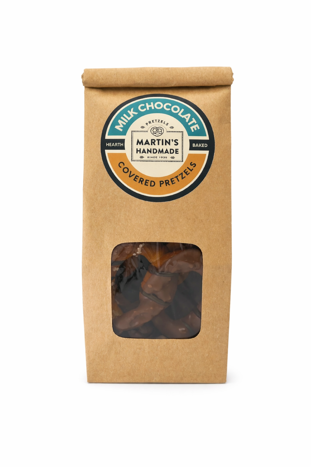 Martin's Handmade Pretzel - Hand-Dipped Milk Chocolate Pretzels 3 Pieces