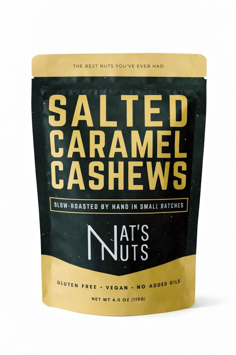 Nat's Nuts - SALTED CARAMEL CASHEWS