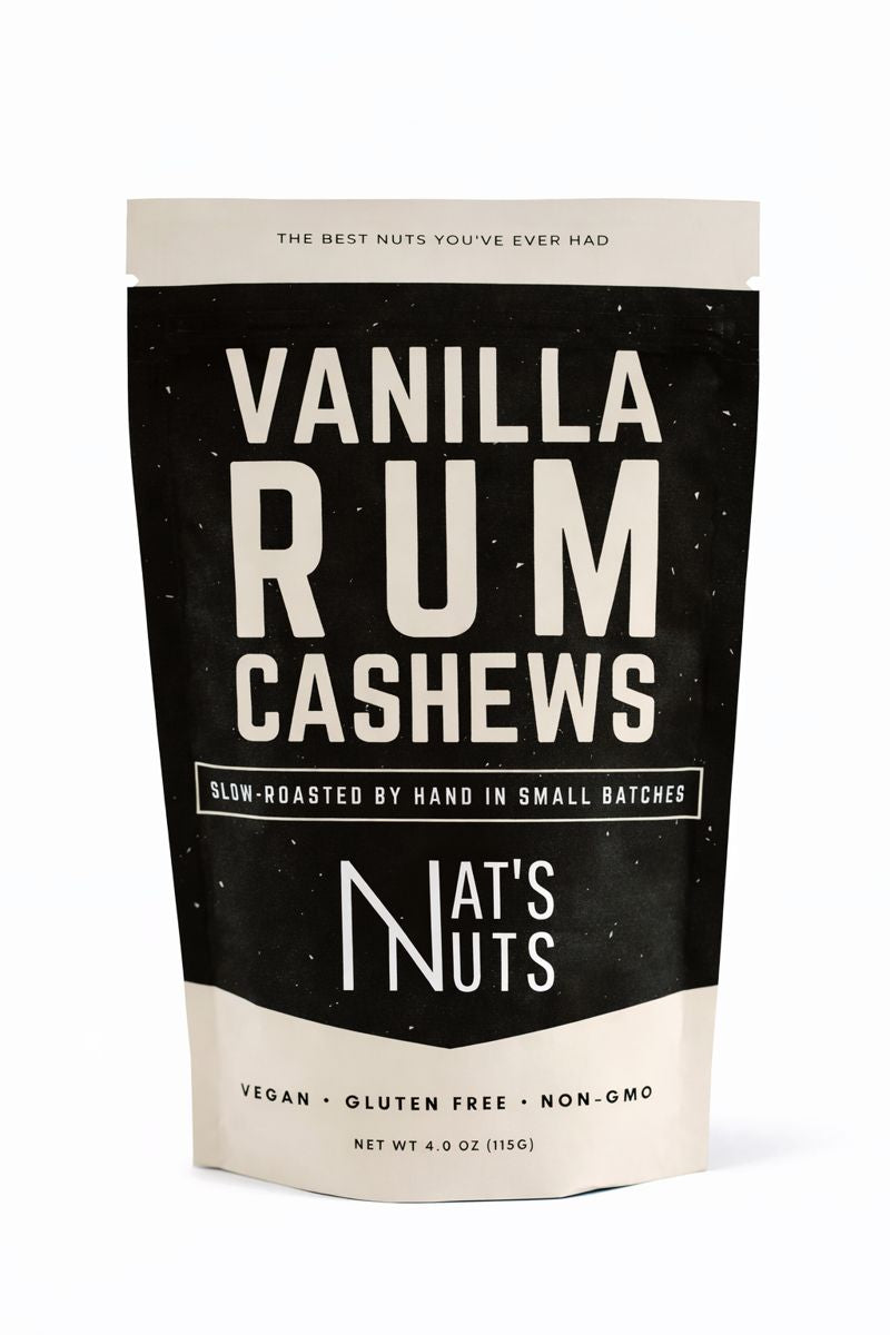 Nat's Nuts - VANILLA RUM CASHEWS