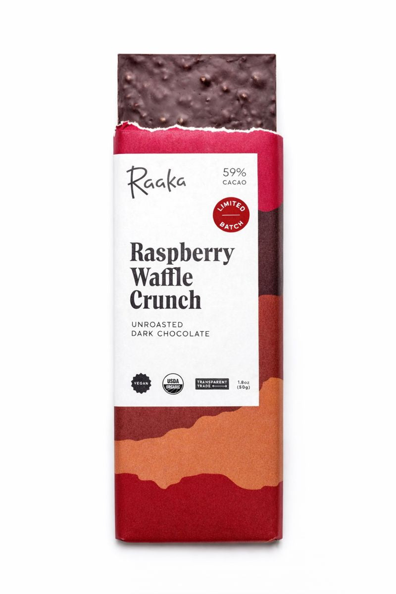 Raaka Chocolate - Rasberry Waffle Crunch