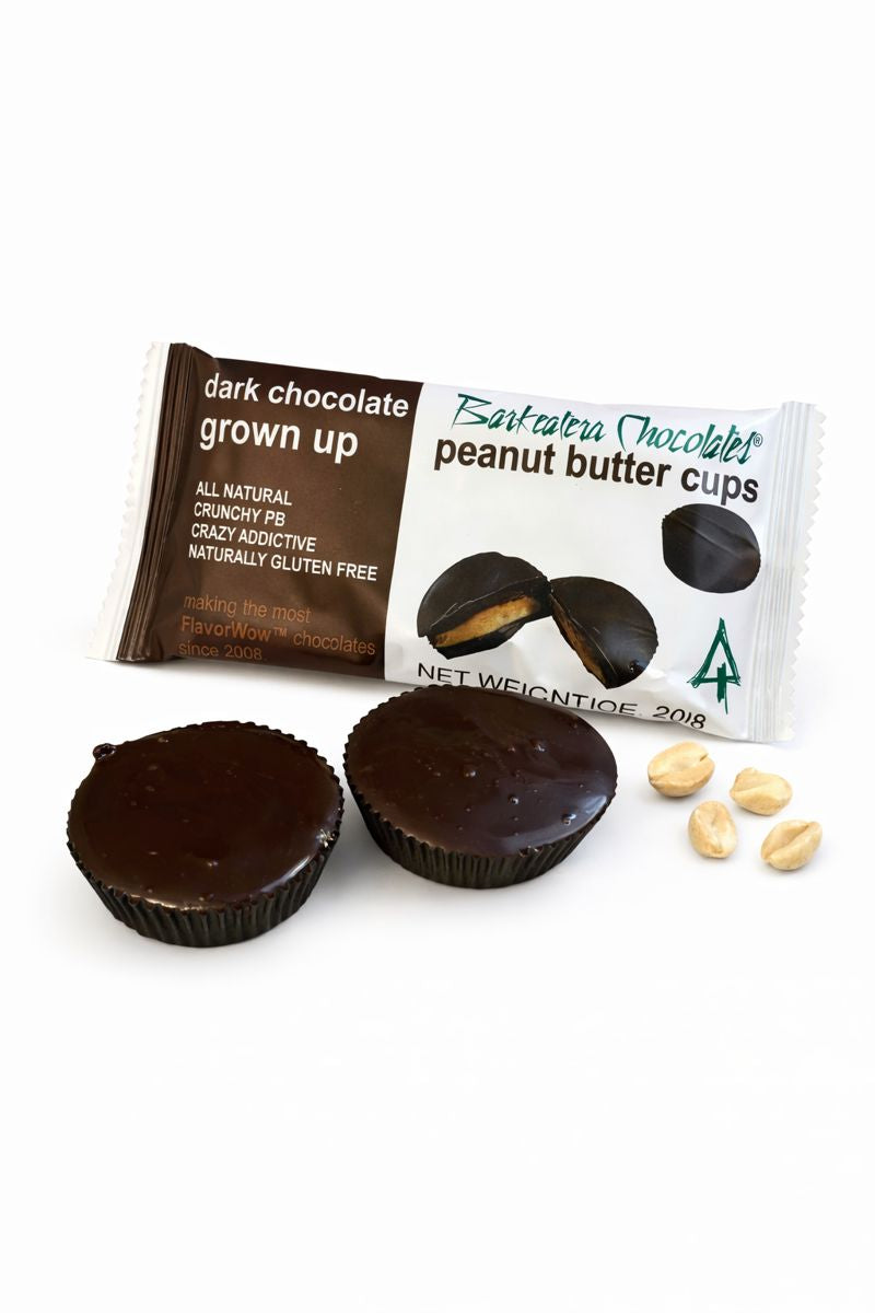 Barkeater Chocolate - Dark Chocolate Grown Up Peanut Butter Cups 2-piece Sleeve