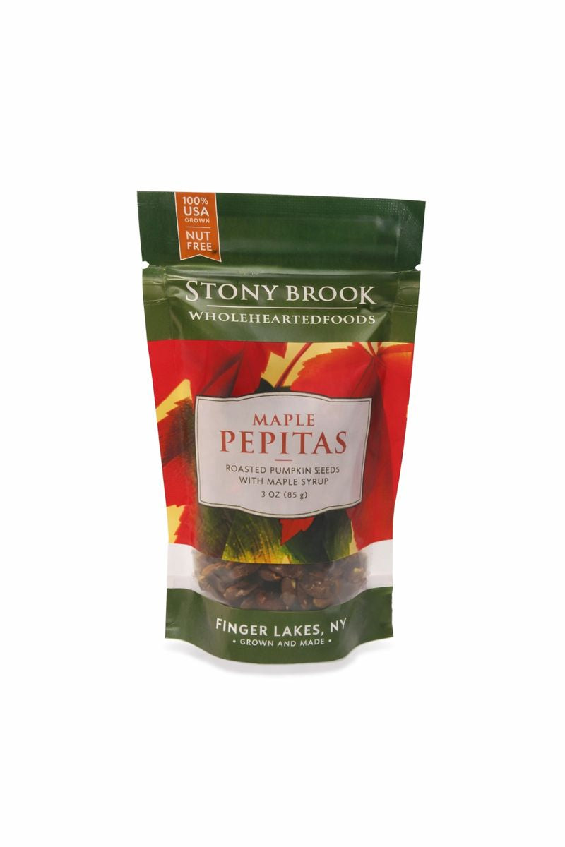 Stony Brook Wholehearted Foods - Maples Pepitas (pumpkin seeds), 3 oz