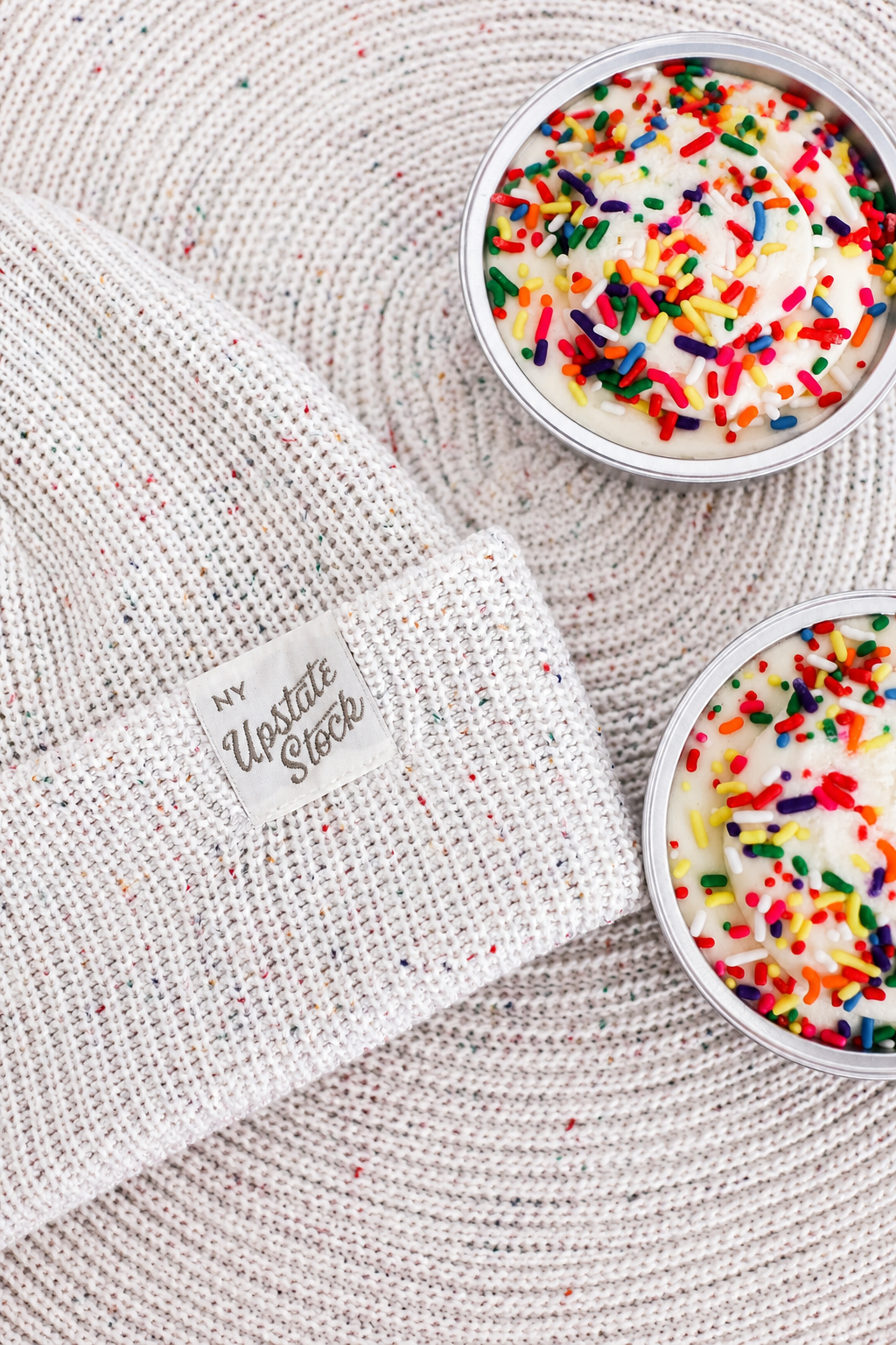 Confetti Fine Gauge Upcycled Cotton Watchcap