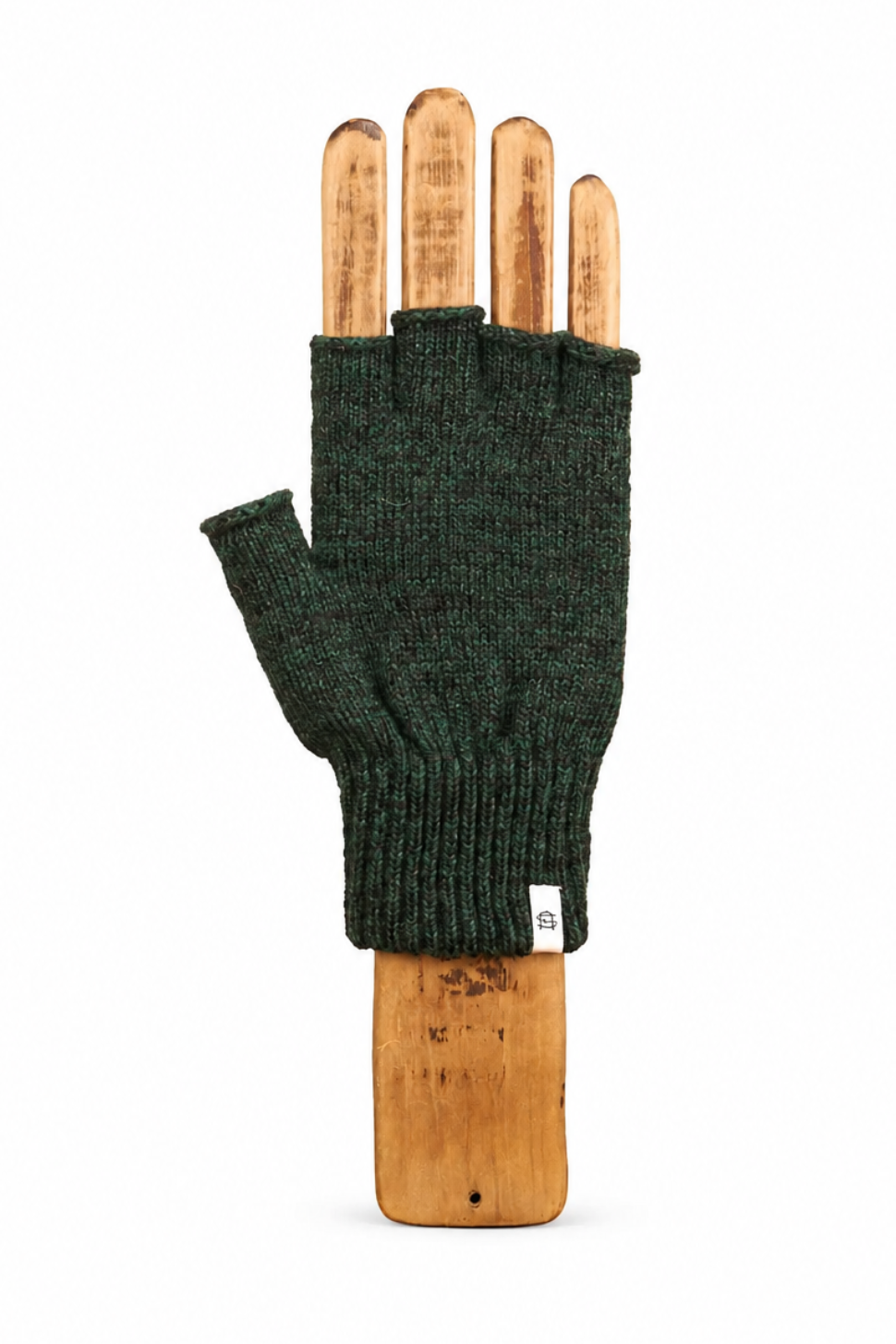 Hunter Melange Fingerless Ragg Wool Gloves