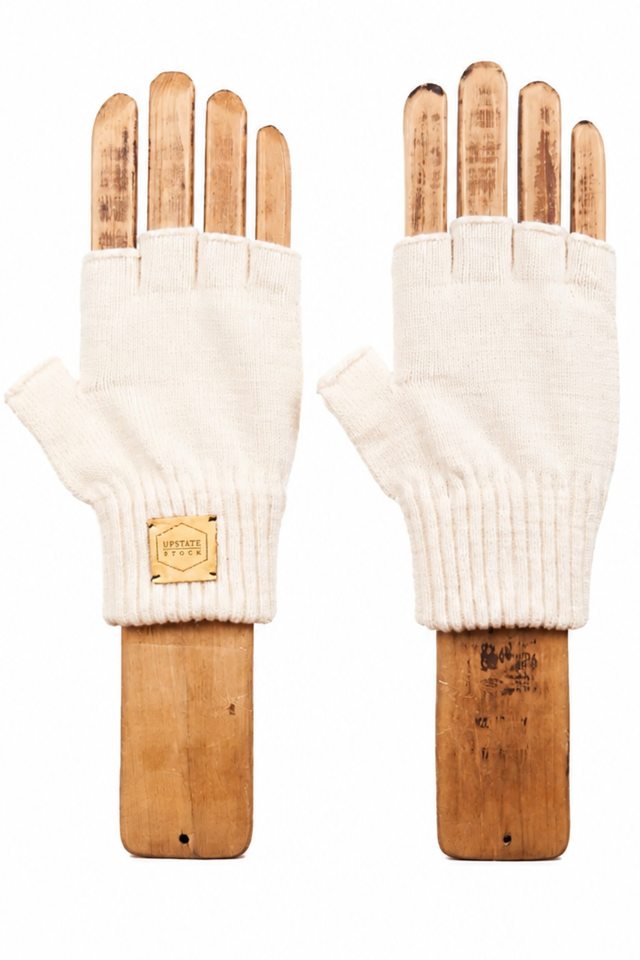 Undyed Super Fine Merino Wool Fingerless Glove