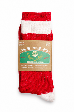 The Upcycled Sock - Cherry Red