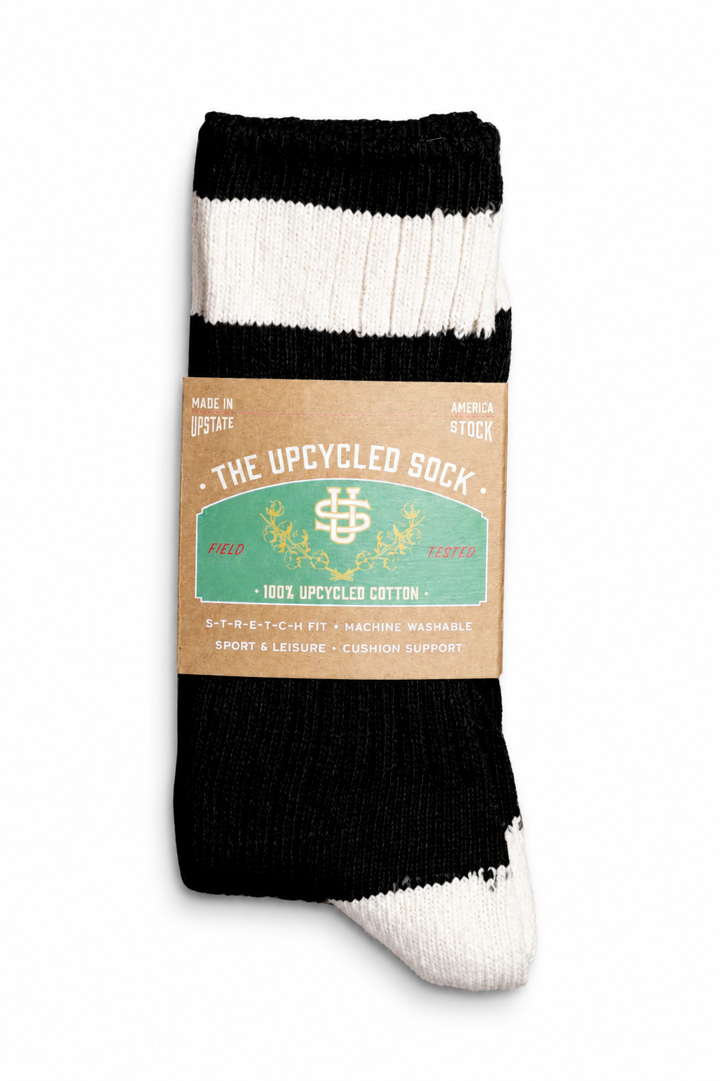 The Upcycled Sock - Black
