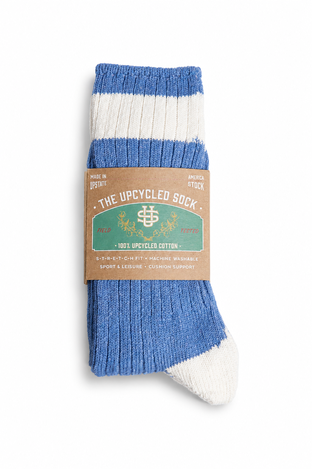 NEW The Upcycled Sock - Cerulean Blue