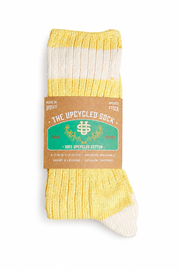 NEW The Upcycled Sock - Yellow Thistle