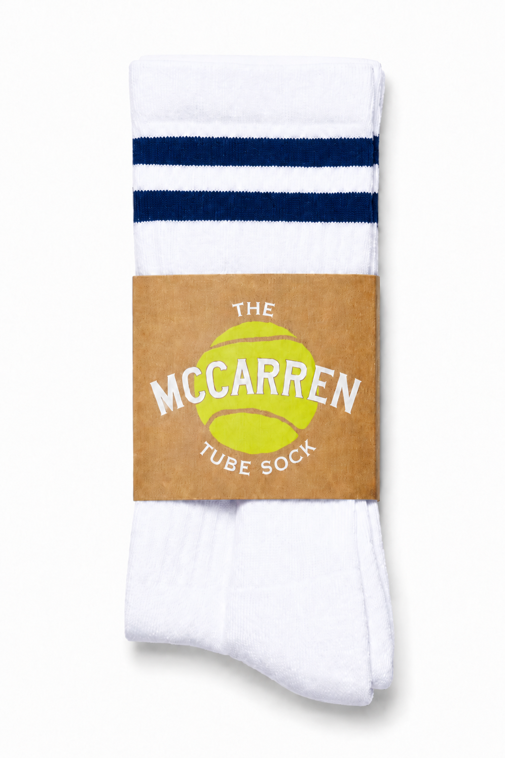 The McCarren Tube Sock - Navy Stripe