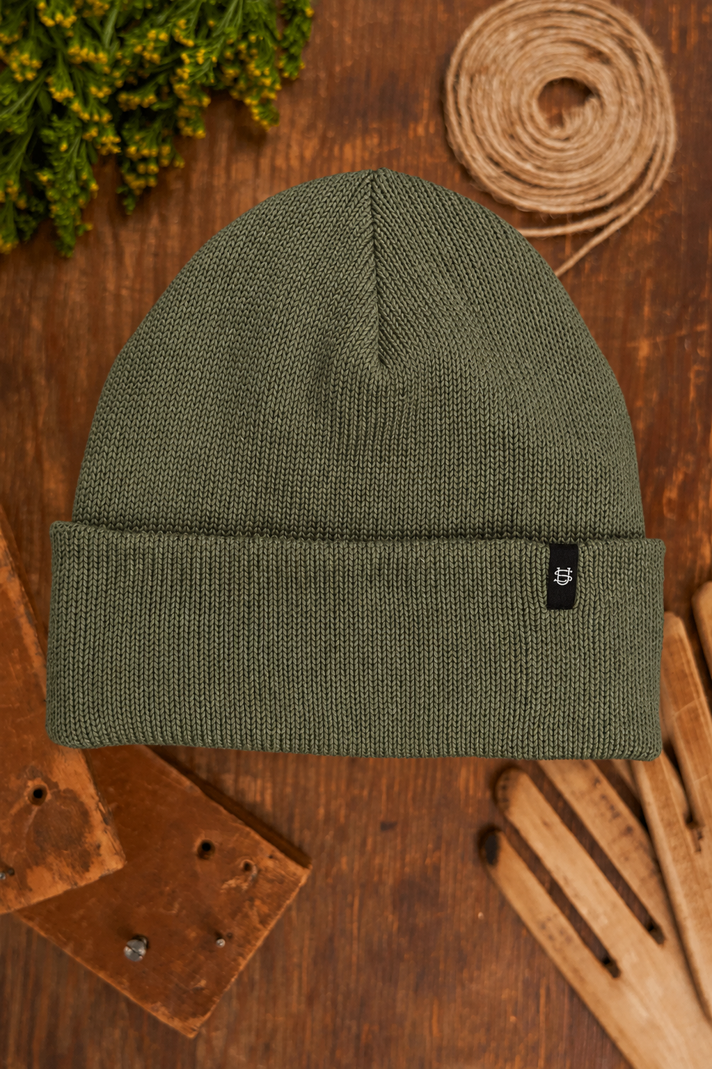 Brunswick Green Merino and Recycled P.E.T. Plainfield Beanie