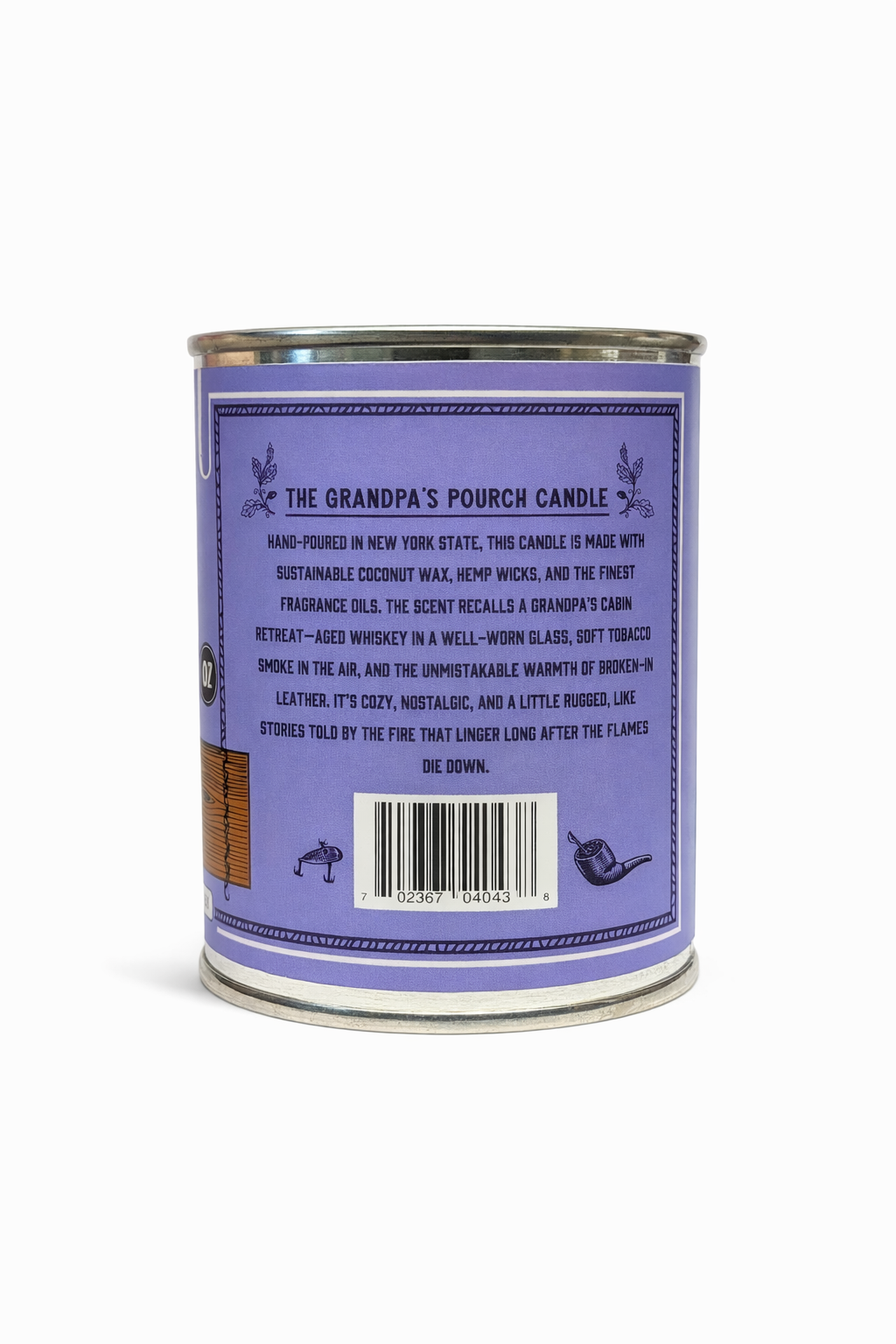 Grandpa's Cabin Paint Can Coconut Wax Candle