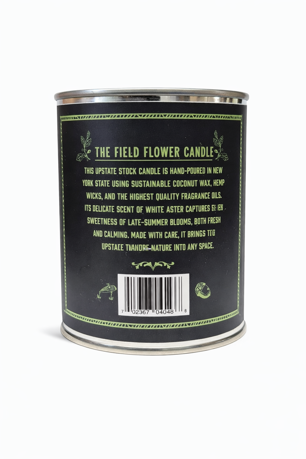 Hudson Valley White Aster Paint Can Coconut Wax Candle