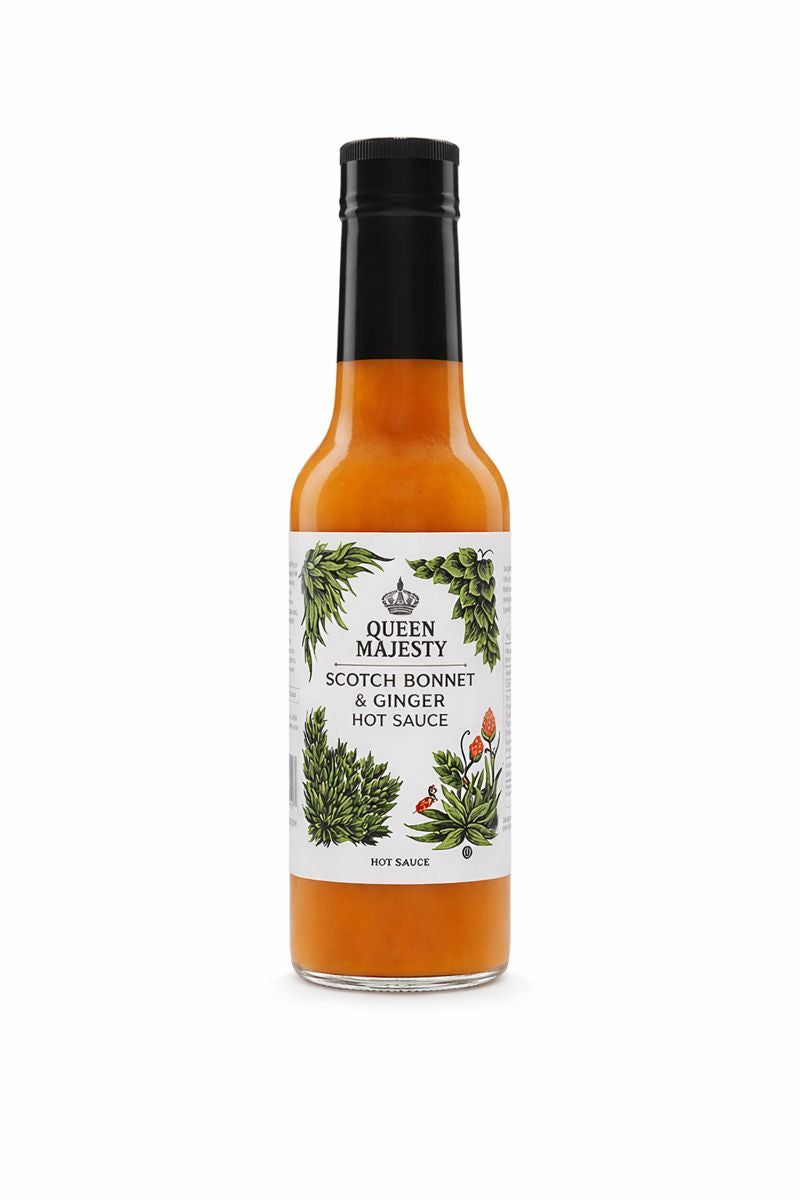 Queen Majesty - Scotch Bonnet & Ginger Hot Sauce 5oz.