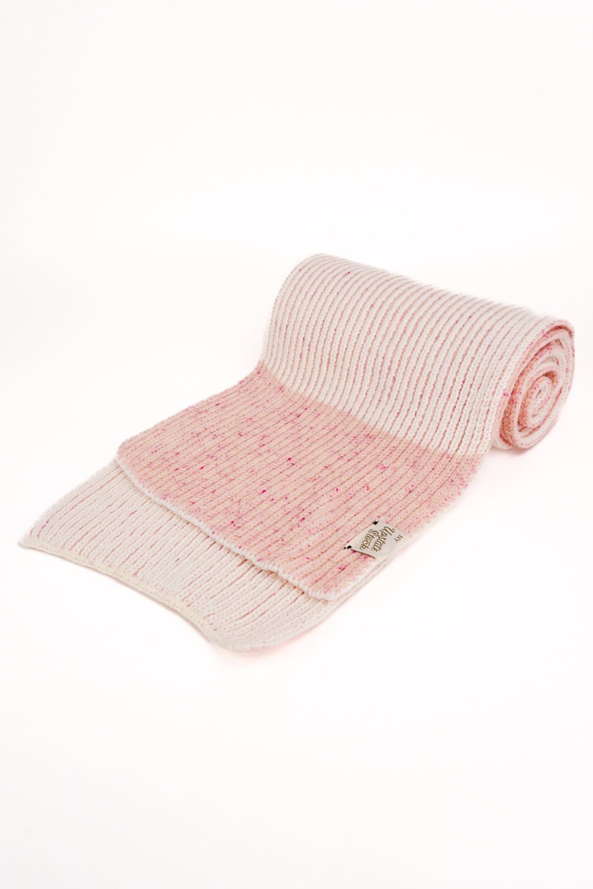 Cherry Blossom Tweed Ragg Wool Scarf