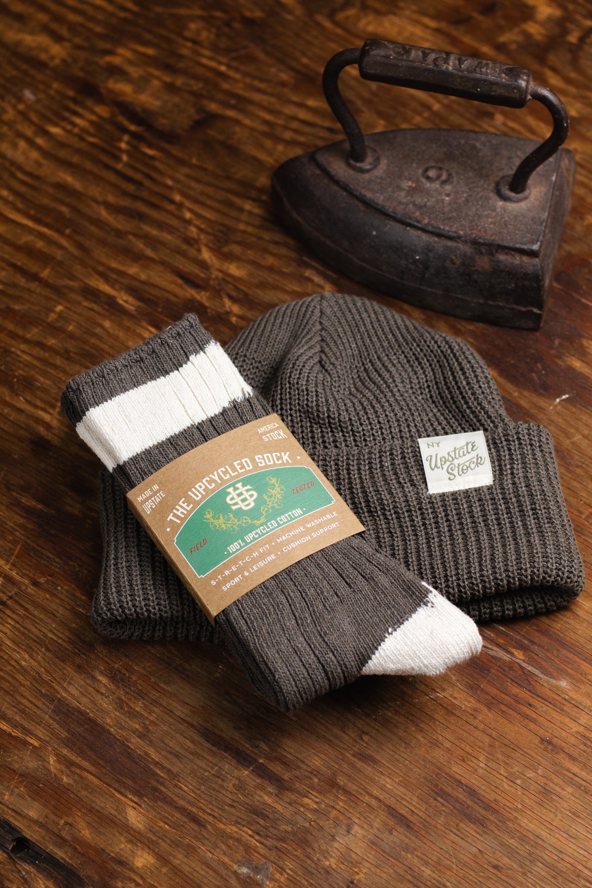 The Upcycled Sock - Steel Grey