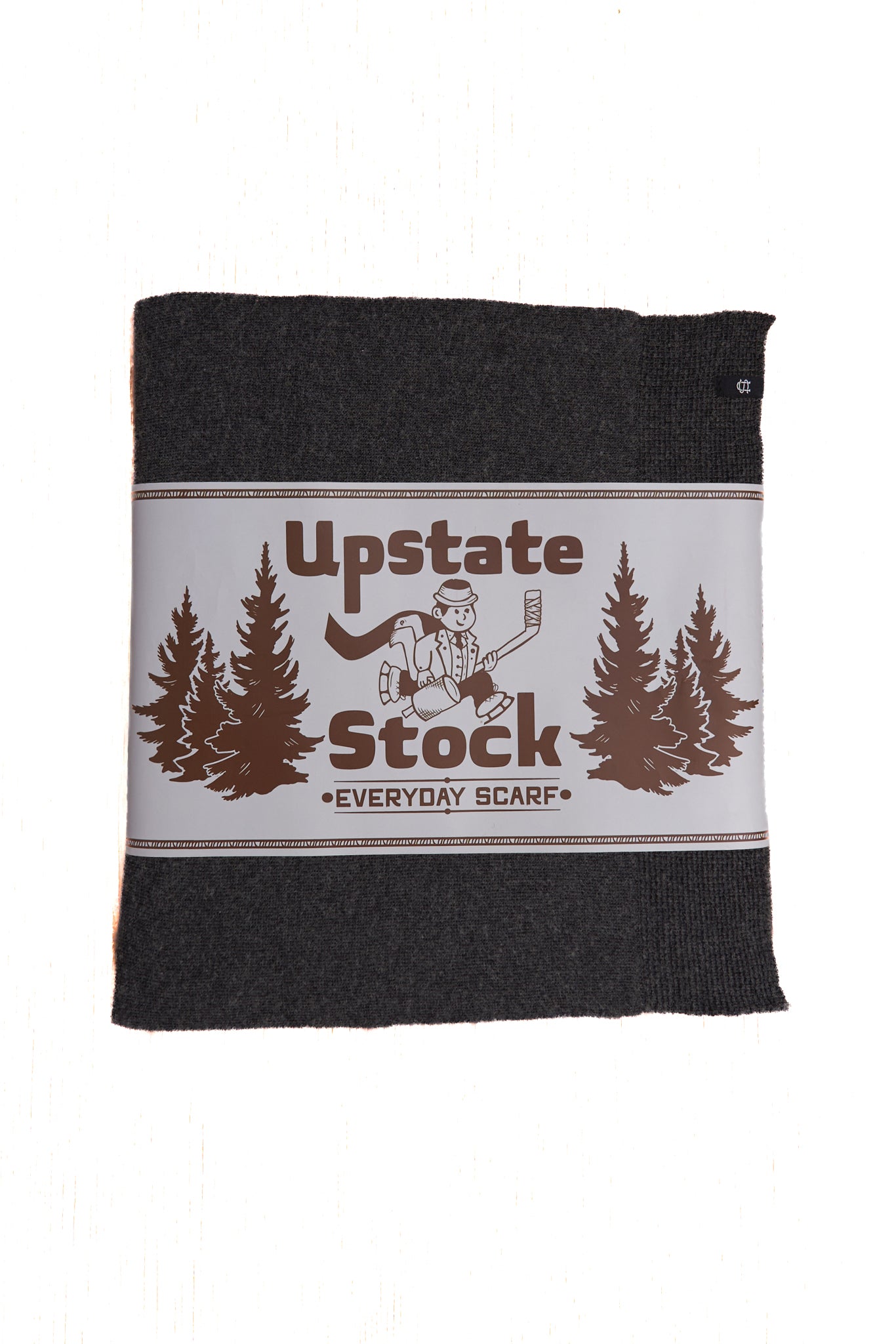 NEW Charcoal Merino Wool and Recycled PET Everyday Scarf
