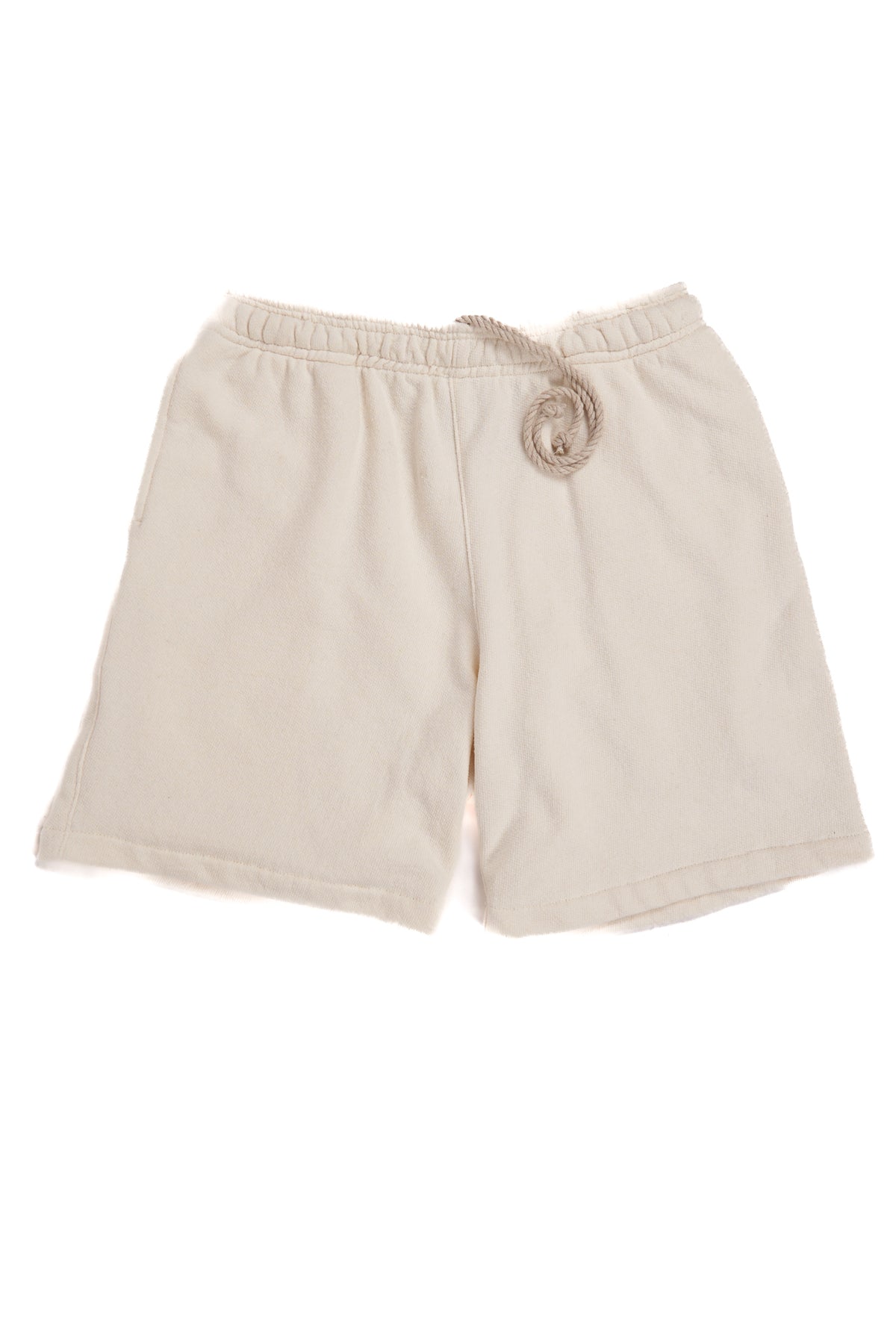 The Standard Short Upcycled Cotton Terry  - Ecru