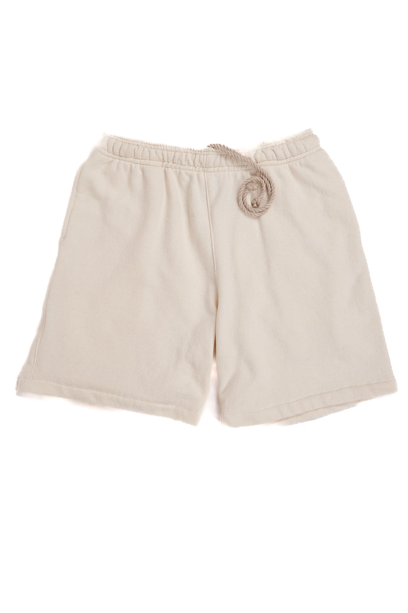 The Standard Short Upcycled Cotton Terry  - Ecru