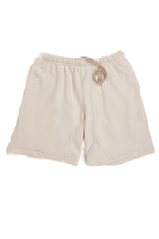 The Standard Short Upcycled Cotton Terry  - Ecru