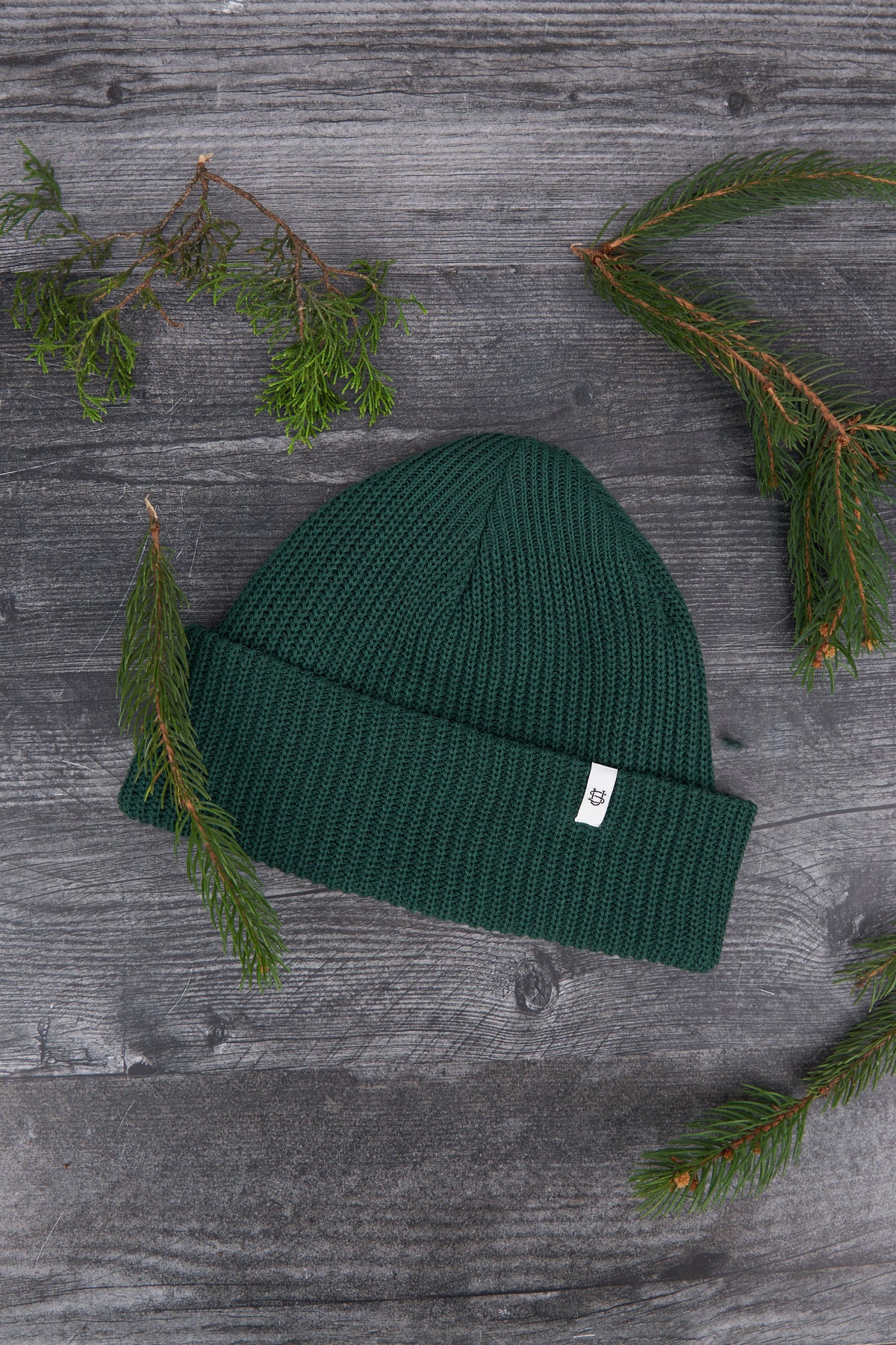 NEW Adirondack Green Upcycled Cotton Watchcap