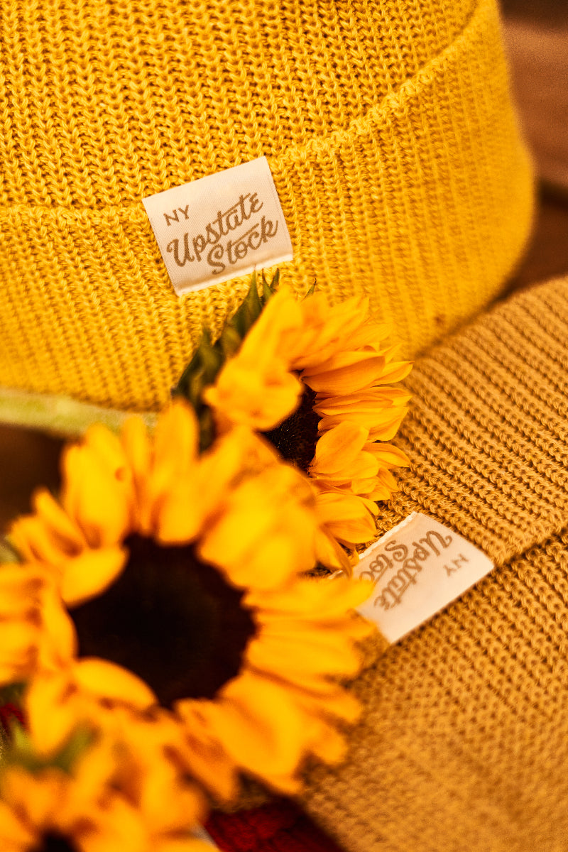 Sunflower Upcycled Cotton Watchcap