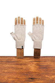 NEW Mushroom Merino Wool and Recycled PET Fingerless Gloves