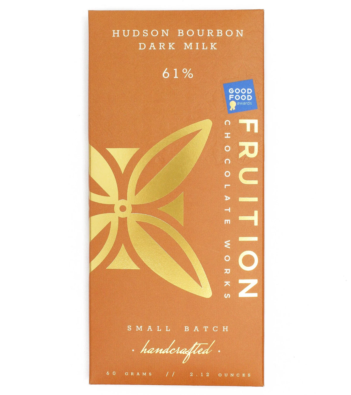 Fruition Chocolate - Hudson Valley Bourbon Dark Milk 61%
