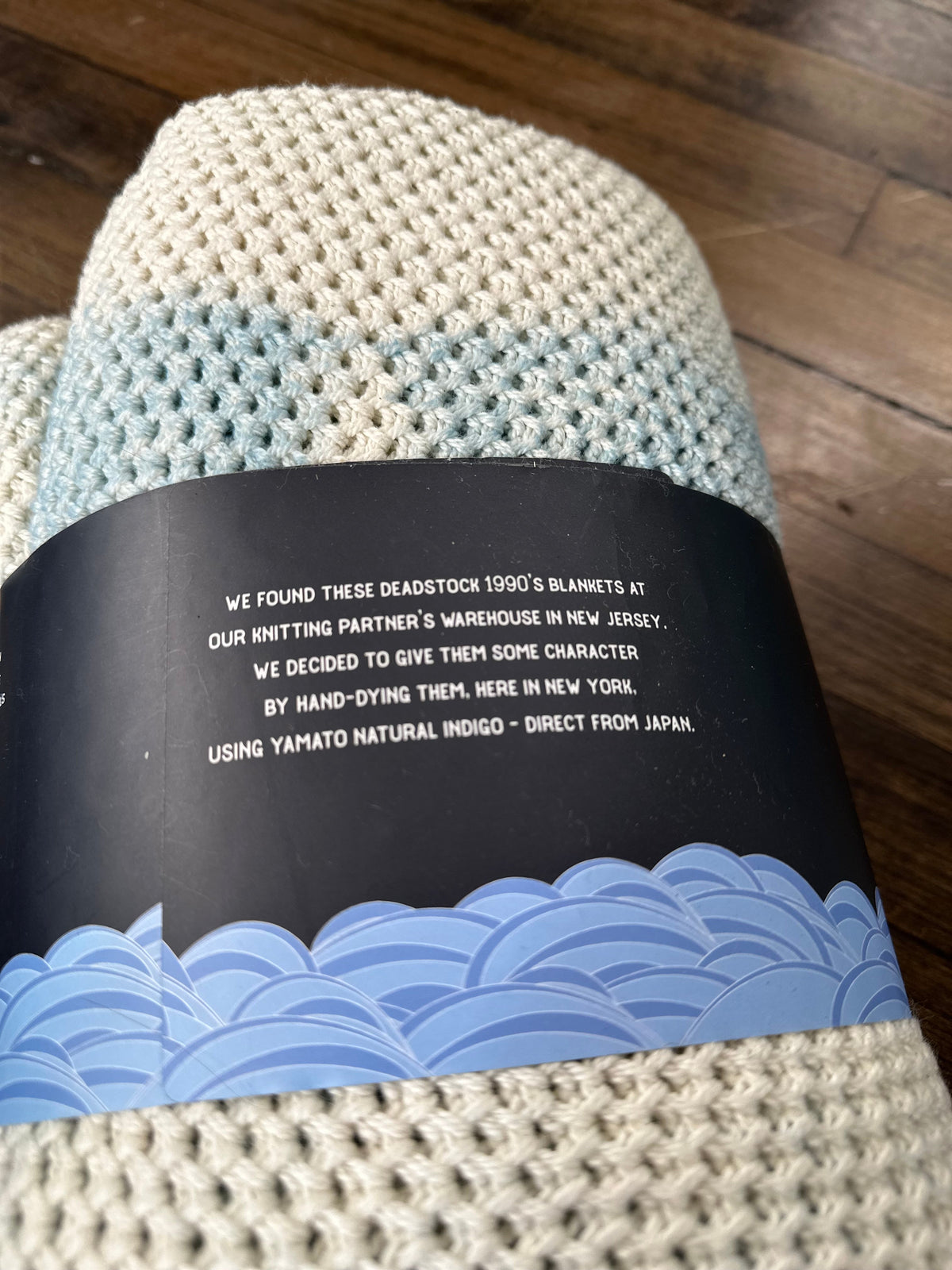 Deadstock Hand Dyed Indigo Blanket - Blanket #30