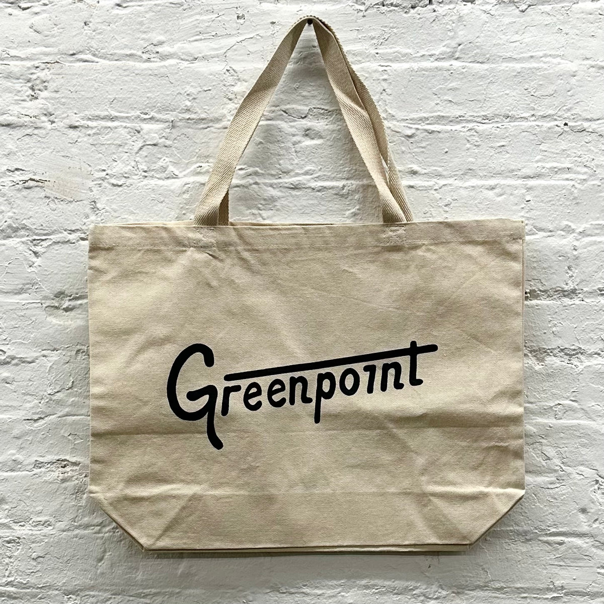 Large Tote Bag - GREENPOINT MAP