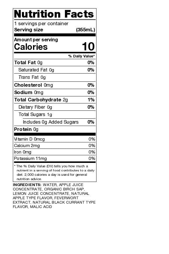 Apple & Gooseberry Birch Sap Seltzer