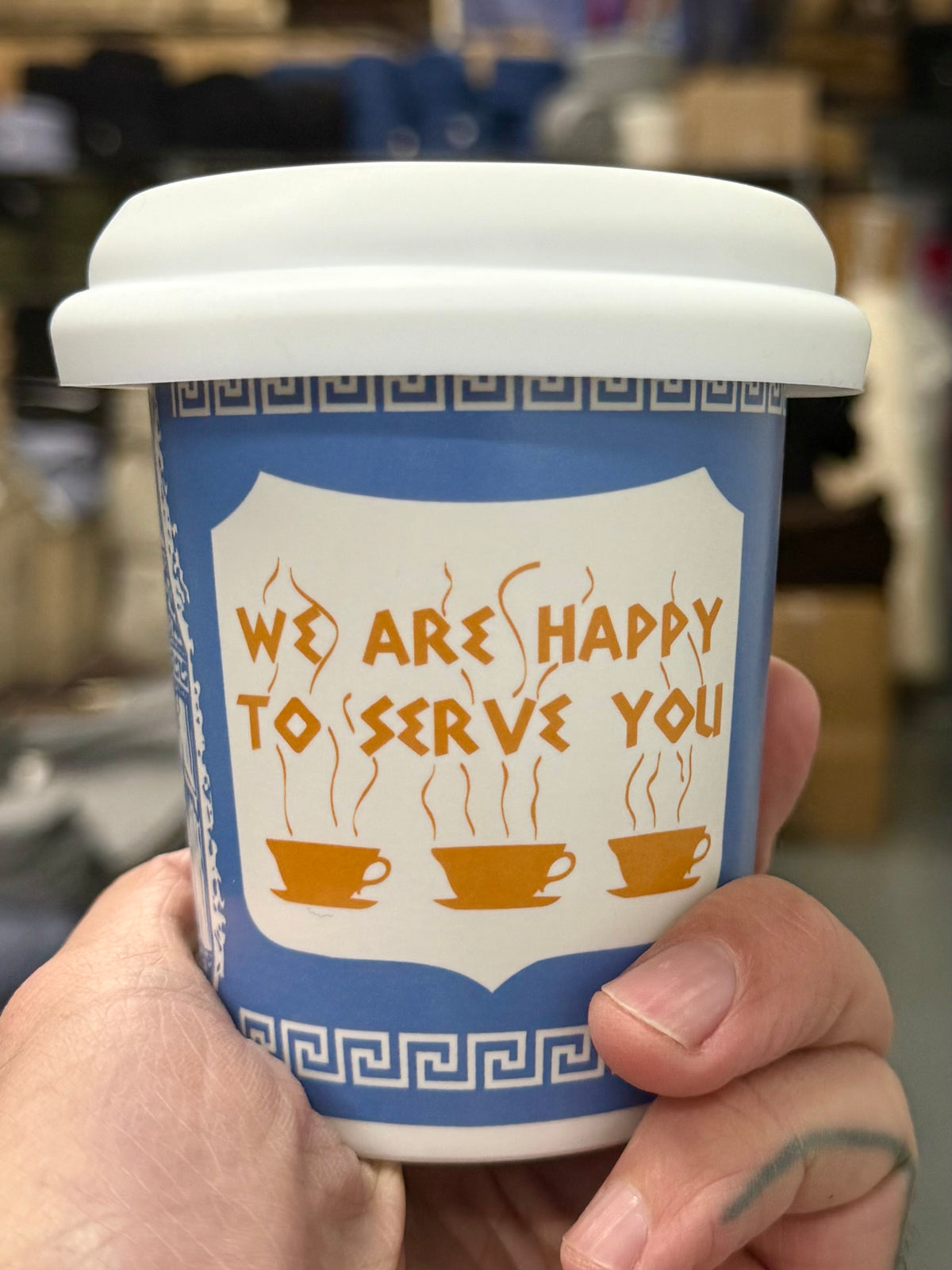 Happy to Serve You - 10oz Coffee Cup