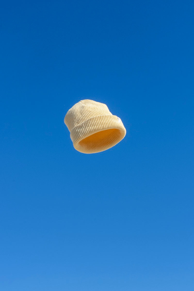 NEW Yellow Thistle Upcycled Cotton Watchcap