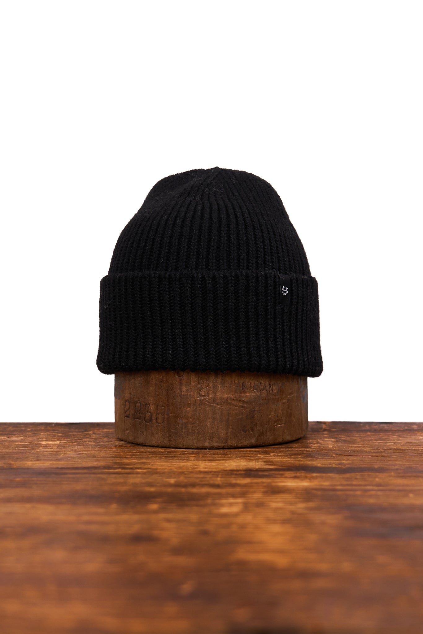 NEW Black Merino Wool and Recycled RPET "In The City" Beanie