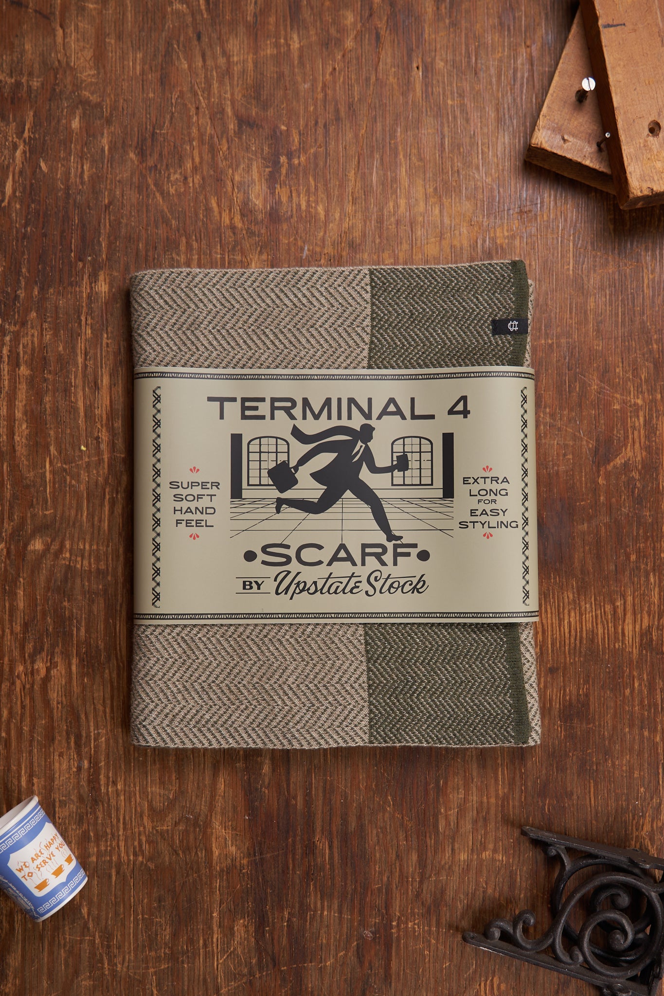 Hemp Merino Wool and Recycled PET - Terminal 4 Scarf