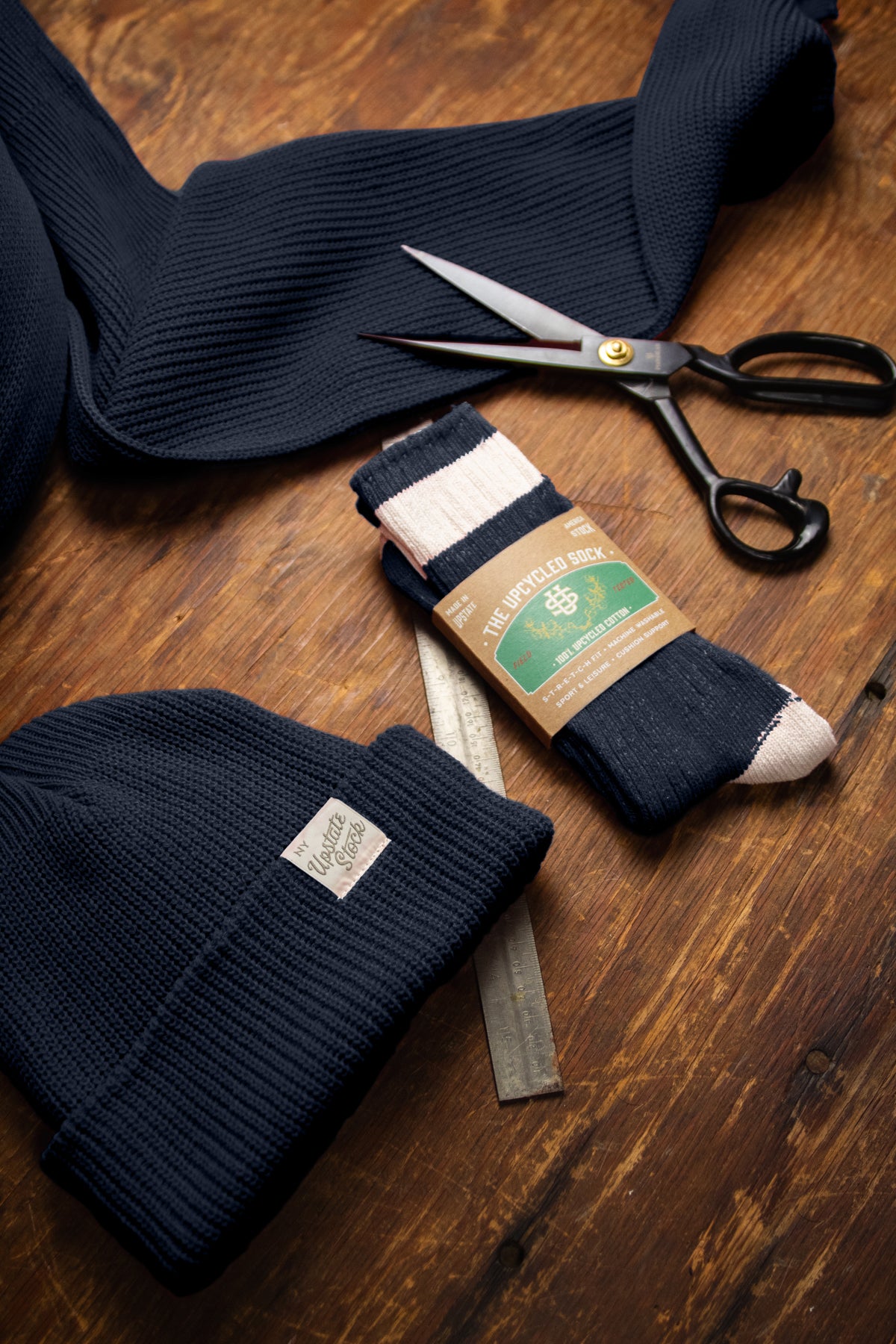 The Upcycled Sock - Navy